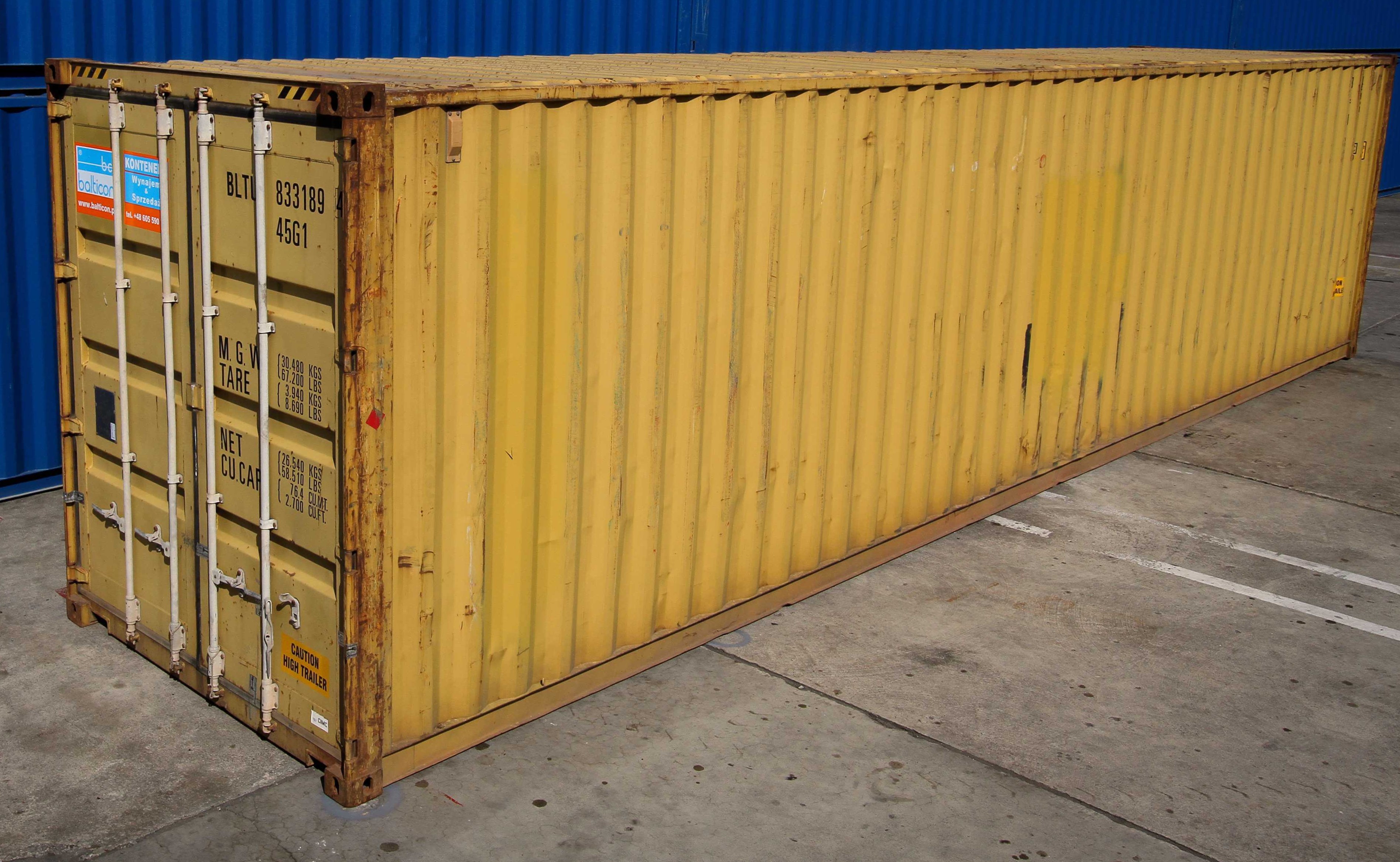 40FT Dry Van Container